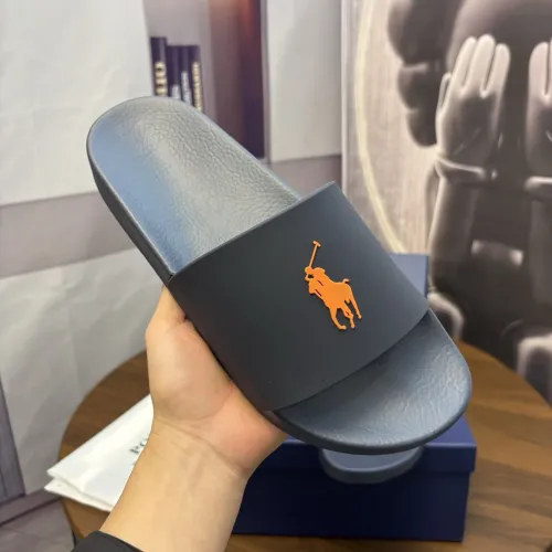 Replica Ralph Lauren Polo Slippers For Men #1435189 $45.00 USD for Wholesale
