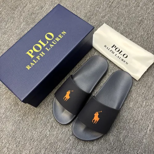 Replica Ralph Lauren Polo Slippers For Men #1435189 $45.00 USD for Wholesale