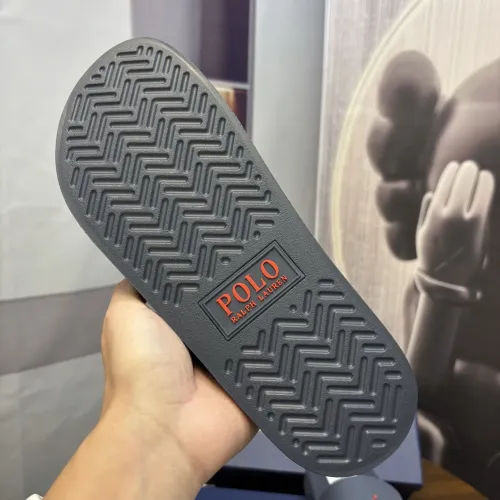 Replica Ralph Lauren Polo Slippers For Men #1435190 $45.00 USD for Wholesale