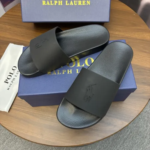 Replica Ralph Lauren Polo Slippers For Men #1435193 $45.00 USD for Wholesale