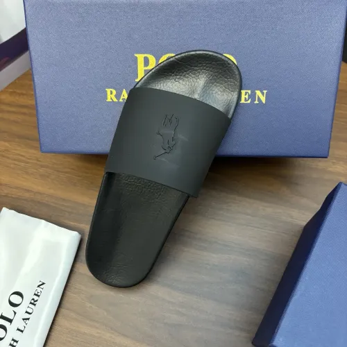 Replica Ralph Lauren Polo Slippers For Men #1435193 $45.00 USD for Wholesale