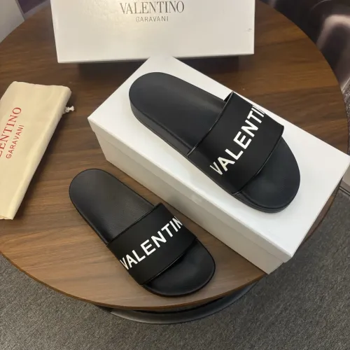 Replica Valentino Slippers For Men #1435195 $42.00 USD for Wholesale