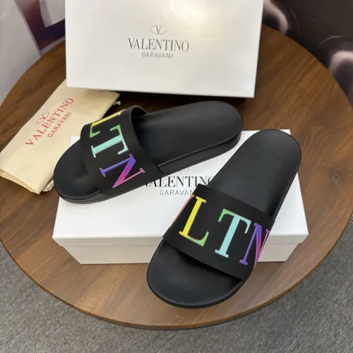 Replica Valentino Slippers For Men #1435201 $42.00 USD for Wholesale