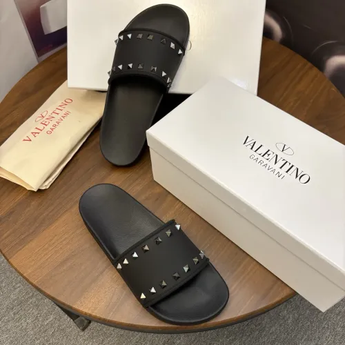Replica Valentino Slippers For Men #1435203 $42.00 USD for Wholesale