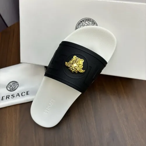 Replica Versace Slippers For Men #1435216 $42.00 USD for Wholesale