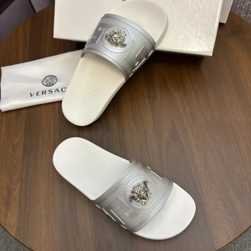 Replica Versace Slippers For Men #1435241 $42.00 USD for Wholesale