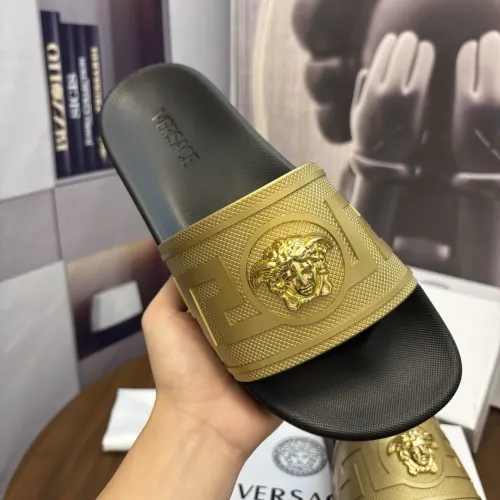 Replica Versace Slippers For Men #1435261 $42.00 USD for Wholesale