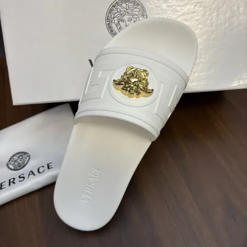 Replica Versace Slippers For Men #1435270 $42.00 USD for Wholesale