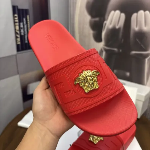 Replica Versace Slippers For Men #1435276 $42.00 USD for Wholesale
