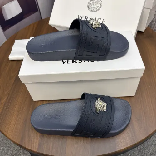 Replica Versace Slippers For Men #1435282 $42.00 USD for Wholesale
