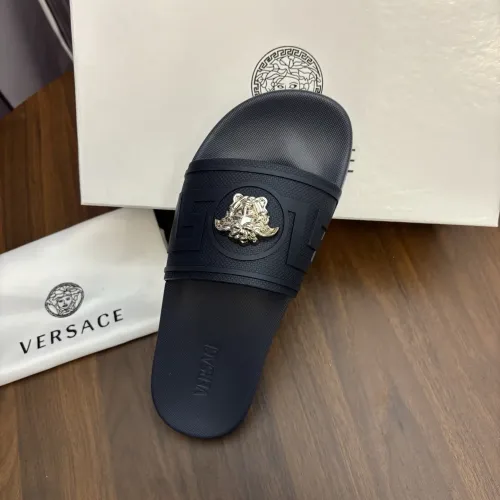 Replica Versace Slippers For Men #1435282 $42.00 USD for Wholesale