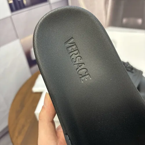 Replica Versace Slippers For Men #1435294 $42.00 USD for Wholesale