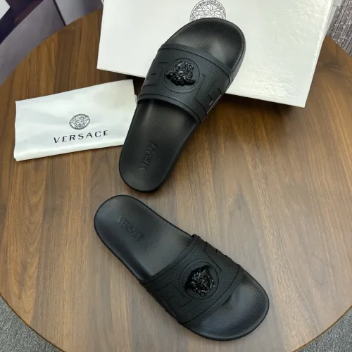 Replica Versace Slippers For Men #1435294 $42.00 USD for Wholesale