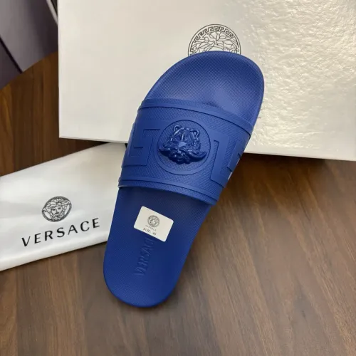 Replica Versace Slippers For Men #1435296 $42.00 USD for Wholesale