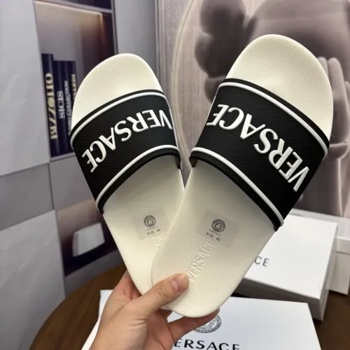 Replica Versace Slippers For Men #1435305 $42.00 USD for Wholesale