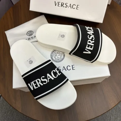 Replica Versace Slippers For Men #1435305 $42.00 USD for Wholesale