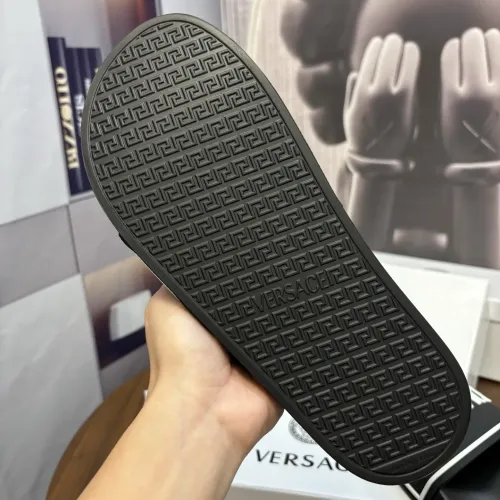 Replica Versace Slippers For Men #1435318 $42.00 USD for Wholesale