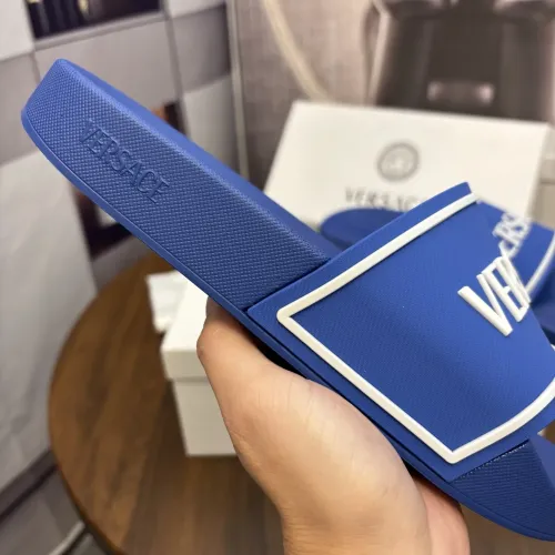 Replica Versace Slippers For Men #1435332 $42.00 USD for Wholesale