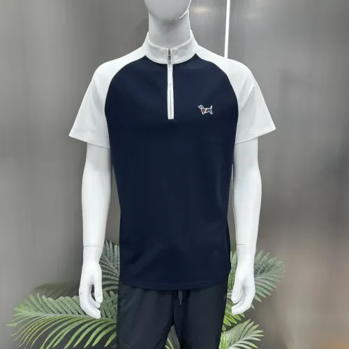 Replica Thom Browne TB T-Shirts Short Sleeved For Men #1436408 $82.00 USD for Wholesale