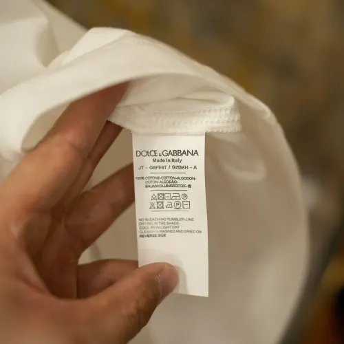 Replica Dolce & Gabbana D&G T-Shirts Short Sleeved For Unisex #1436471 $82.00 USD for Wholesale