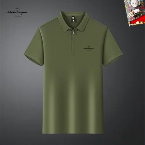 Salvatore Ferragamo T-Shirts Short Sleeved For Men #1436982