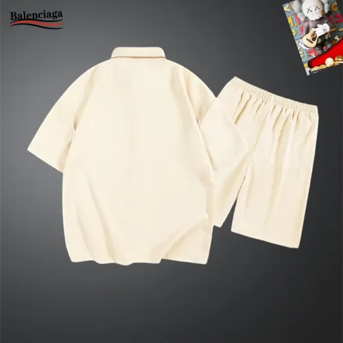 Replica Balenciaga Fashion Tracksuits Short Sleeved For Men #1437552 $48.00 USD for Wholesale
