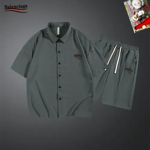 Balenciaga Fashion Tracksuits Short Sleeved For Men #1437553