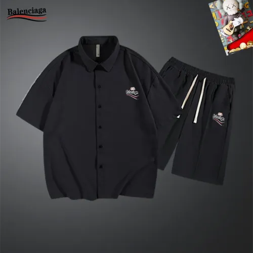 Balenciaga Fashion Tracksuits Short Sleeved For Men #1437554