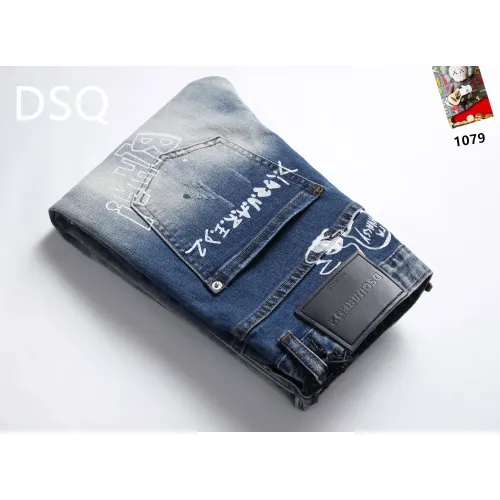 Replica Dsquared Jeans For Men #1437827 $48.00 USD for Wholesale
