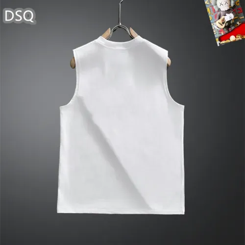 Replica Dsquared T-Shirts Sleeveless For Unisex #1437848 $25.00 USD for Wholesale
