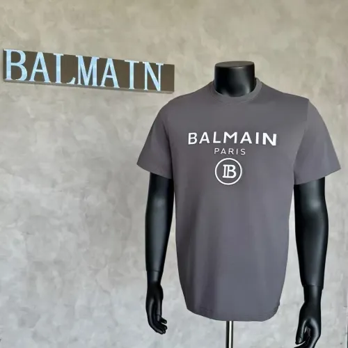 Balmain T-Shirts Short Sleeved For Men #1438116, $32.00 USD, [ITEM#1438116], Balmain T-Shirts