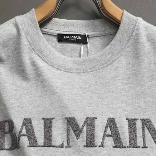 Replica Balmain T-Shirts Short Sleeved For Unisex #1438196 $36.00 USD for Wholesale