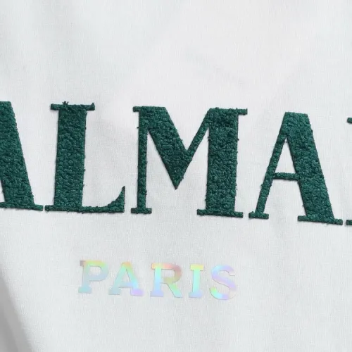 Replica Balmain T-Shirts Short Sleeved For Unisex #1438197 $36.00 USD for Wholesale
