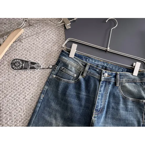 Replica Chrome Hearts Jeans For Men #1438469 $72.00 USD for Wholesale