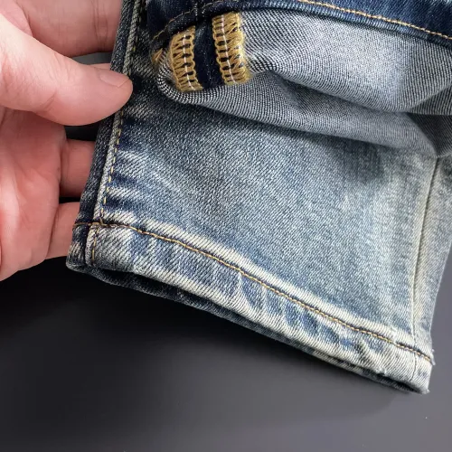 Replica Chrome Hearts Jeans For Men #1438469 $72.00 USD for Wholesale