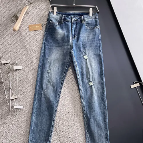 Replica Burberry Jeans For Men #1438471 $72.00 USD for Wholesale