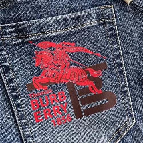 Replica Burberry Jeans For Men #1438471 $72.00 USD for Wholesale