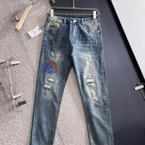 Replica Moncler Jeans For Men #1438486 $72.00 USD for Wholesale