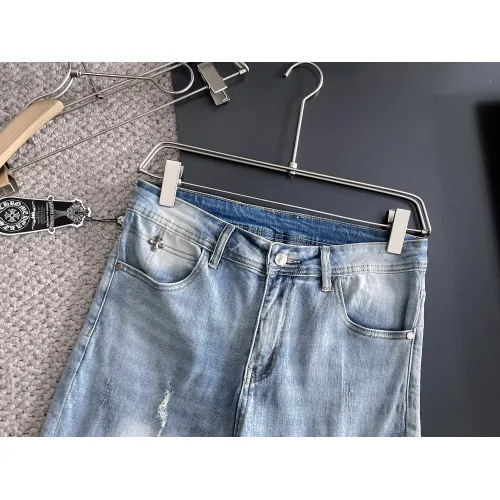 Replica Chrome Hearts Jeans For Men #1438494 $72.00 USD for Wholesale