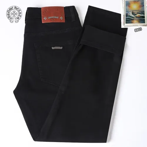 Replica Chrome Hearts Jeans For Men #1438533 $48.00 USD for Wholesale