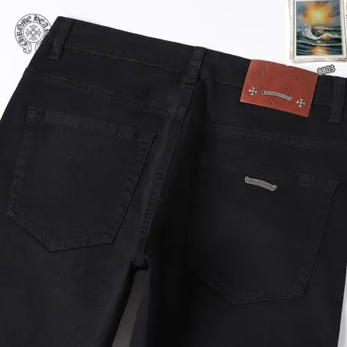 Replica Chrome Hearts Jeans For Men #1438533 $48.00 USD for Wholesale