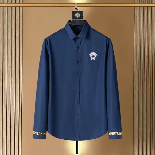 Versace Shirts Long Sleeved For Men #1438794