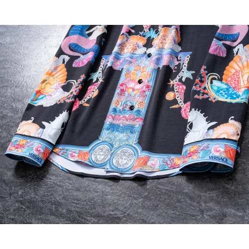 Replica Versace Shirts Long Sleeved For Men #1438796 $40.00 USD for Wholesale