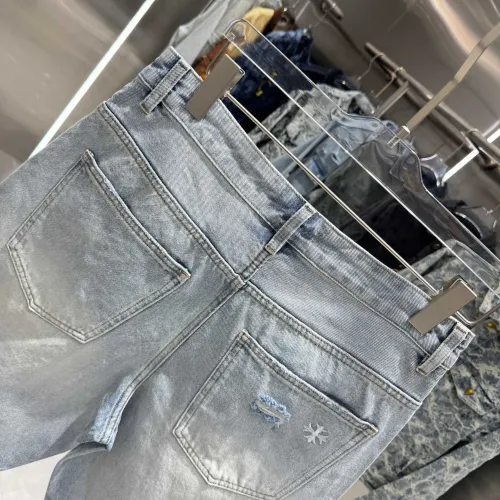 Replica Chrome Hearts Jeans For Men #1439153 $64.00 USD for Wholesale