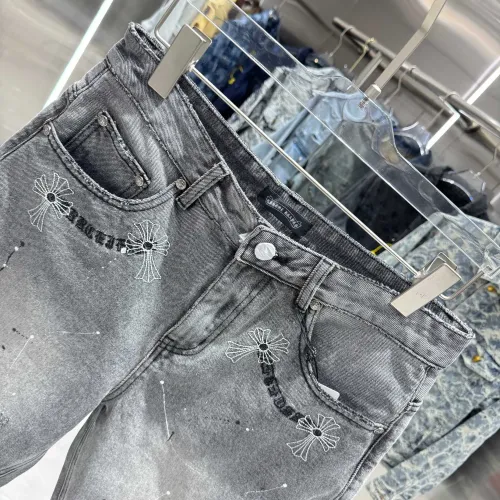 Replica Chrome Hearts Jeans For Men #1439159 $64.00 USD for Wholesale