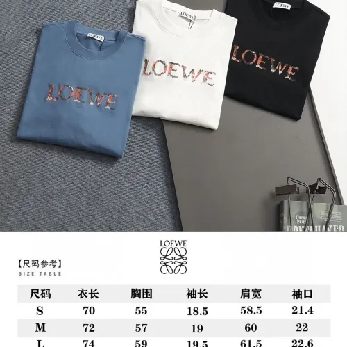 Replica LOEWE T-Shirts Short Sleeved For Unisex #1439219 $40.00 USD for Wholesale