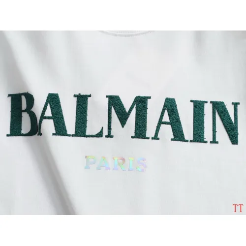 Replica Balmain T-Shirts Short Sleeved For Unisex #1439220 $40.00 USD for Wholesale