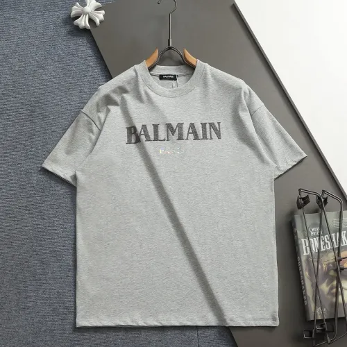 Balmain T-Shirts Short Sleeved For Unisex #1439221, $40.00 USD, [ITEM#1439221], Balmain T-Shirts