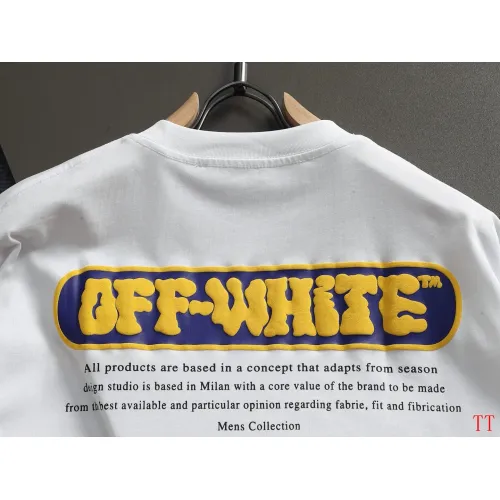 Replica Off-White T-Shirts Short Sleeved For Unisex #1439282 $40.00 USD for Wholesale