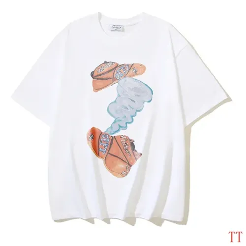 Off-White T-Shirts Short Sleeved For Unisex #1439289